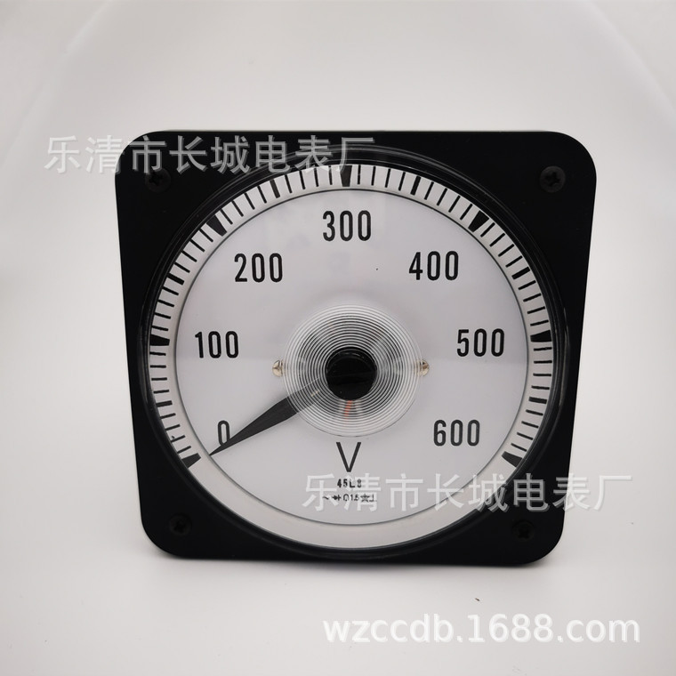 供应 45L8  600V 广角度 船用表 交流电压表 张丝结构 指针式