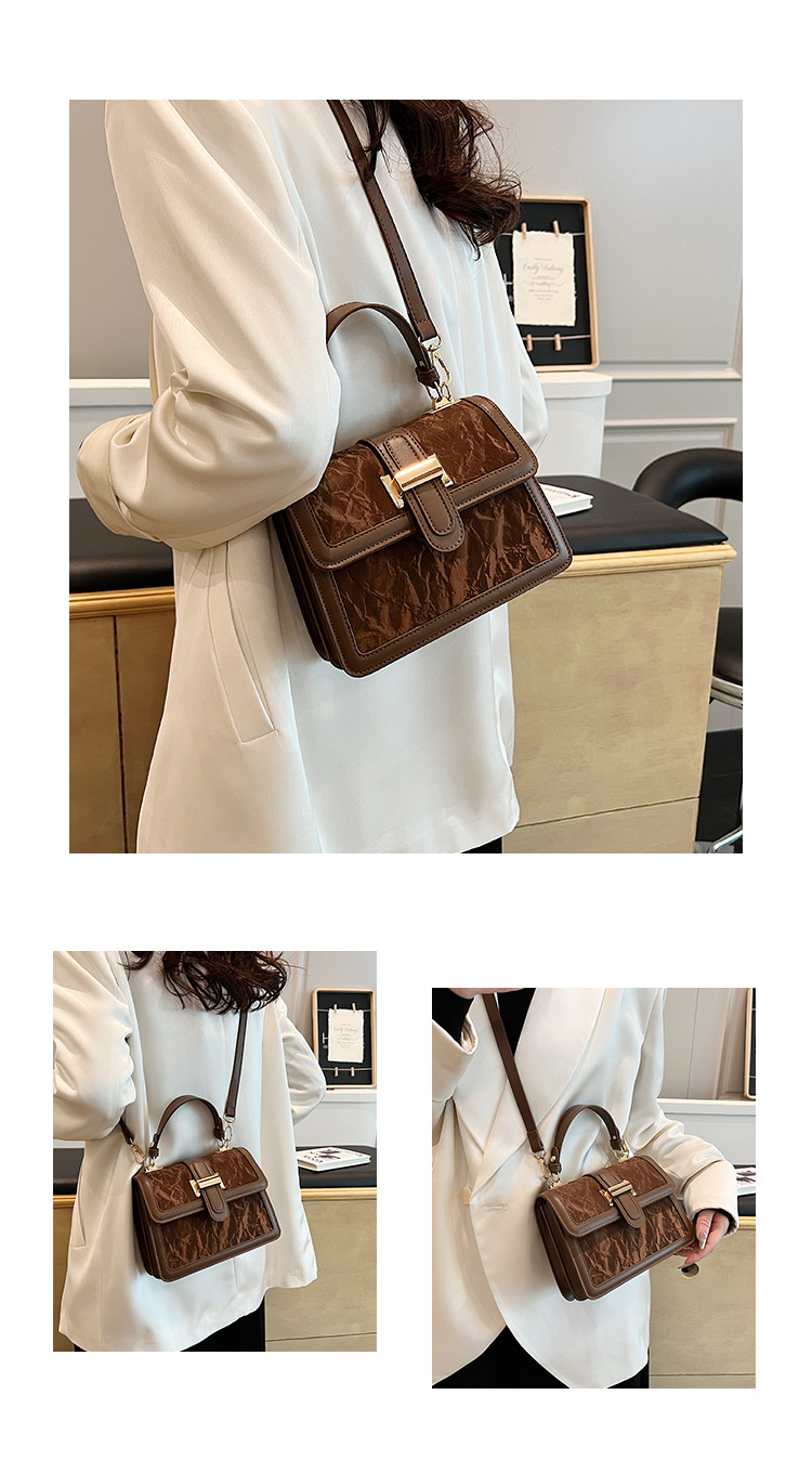 Tämän vuoden suositut laukut naisille 2024 uusi muoti huippuluokan kannettava olkalaukku suuri kapasiteetti crossbody pieni neliö laukku_voghion.com