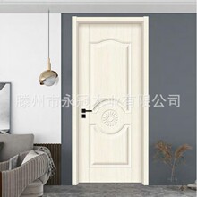 供应东欧市场三聚氰胺门扇哑光木纹白色平板门大量现货交期稳定