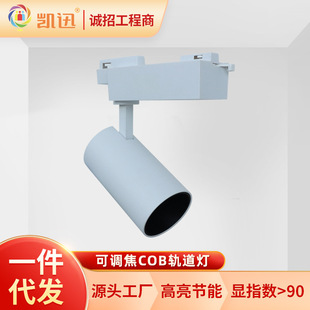 COB no main guide rail lamp focusing led spotlight track clothing store elephant nose Lamp Exhibition spotlight open fitting wholesale