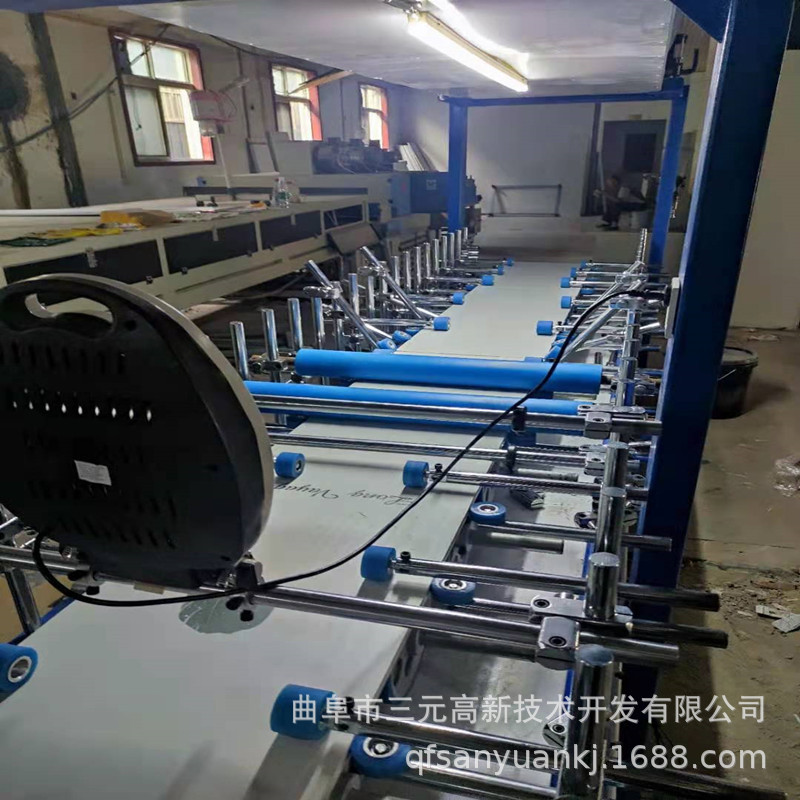 木塑铝型材包覆机竹木纤维集成墙板覆膜机 L型可调宽度包覆机
