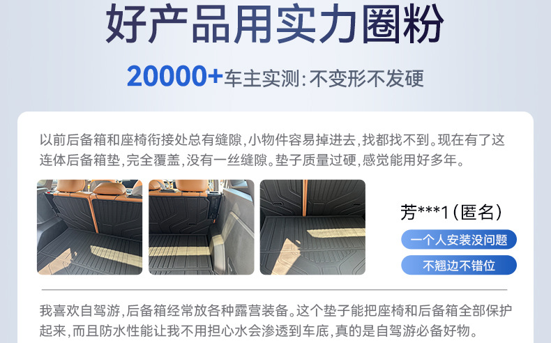 Suitable for Xpeng G6 Trunk Mat Tpe25 New Special Integrated Trunk Mat Interior Modification Supplies 24