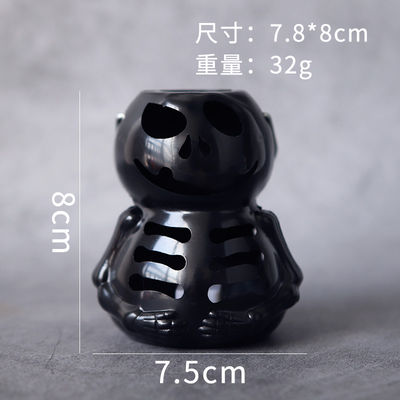 Halloween decoración LED vela luz nuevo regalo de Navidad pequeño caballo barra de luz fantasma festival atmósfera accesorios de diseño