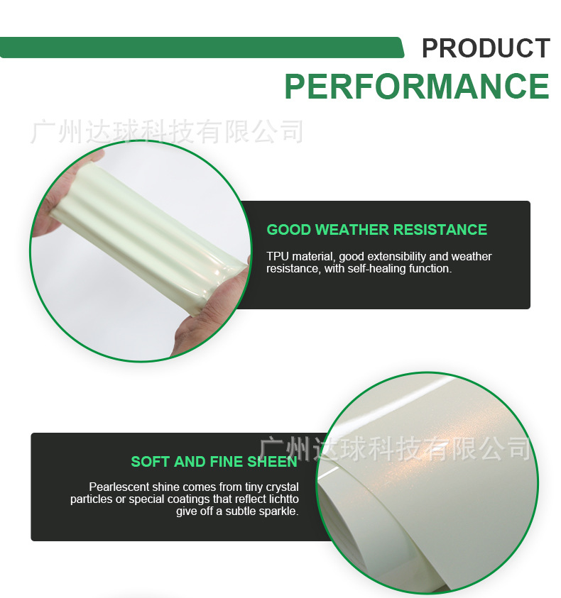 Tpu Color-Changing Film, Luminous Film, Color-Changing and Glowing Car Paint Protection Film, Tpu Transparent Car Body Film, Ppf Fluorescent Film
