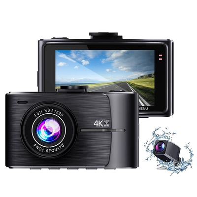 Cross-Border Model 3-Inch 5g Wifi Connected Gps Sony 335 High-Definition 4K Dual-Recording Driving Recorder with Parking Monitoring (Driving recorder) - 4k1080pwifi-dual-recording
