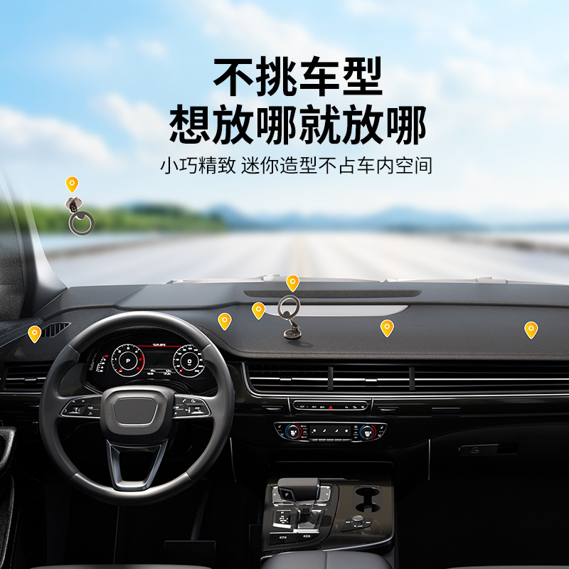 Nuevo soporte de teléfono móvil de coche de metal plegable magnético especial anti-vibración N52 soporte de coche magnético fuerte