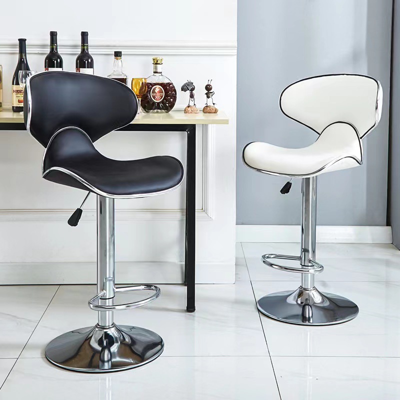 Bar Chair Household Liftable High Stool Bar Stool Modern Simple Bar Stool Cashier Front Desk Backrest Stool