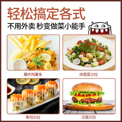 Waijia Chef Egg Yolk Sauce 1kg Bag Pack Burger Pizza Sauce Vegetable Fruit Salad Sauce Sandwich Egg Yolk Sauce Commercial Use 