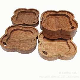 黑胡桃木底座挂件工艺品茶具底座托盘多功能家用托盘木质实木木艺