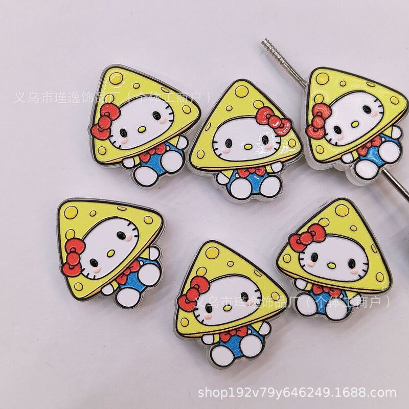New Acrylic Through-Hole Ktm Cat Cheese Beads DIY Keychain Phone Chain Bag Pendant Accessories Materials New Acrylic Through-Hole Ktm Cat Cheese Beads DIY Keychain Phone Chain Bag Pendant Accessories Materials