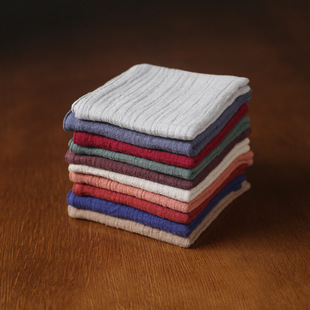 Erya Manufacturer Tea Towel Thickened Tea Cloth Tea Cup Cleaning Cotton Tea Ceremony Towel Cleaning Hand-Woven Tea Set