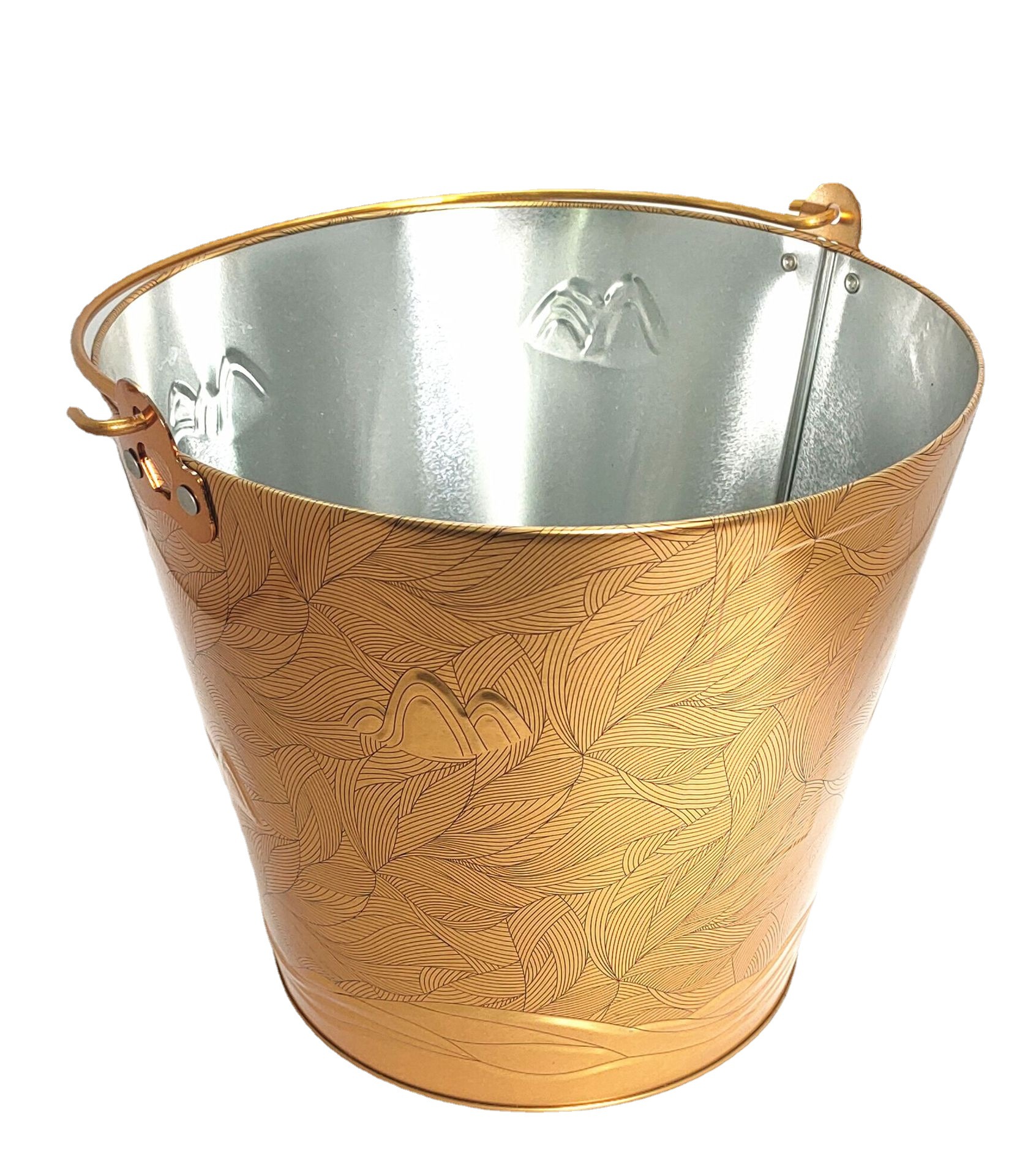 马口铁冰桶 镀锌铁不易生锈铁桶影院爆米花桶