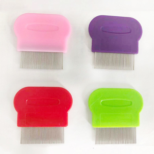 Pet Stainless Steel Dental Comb for Cats and Dogs, Dealing with Floating Hair and Shedding, Styling Comb