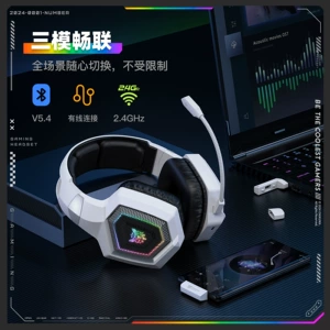 Cross -Bordder New Product Onikuma B100 Беспроводная игровая гарнитура Активно -шумоподавляемая гарнитура Bluetooth Bluetooth 2,4G