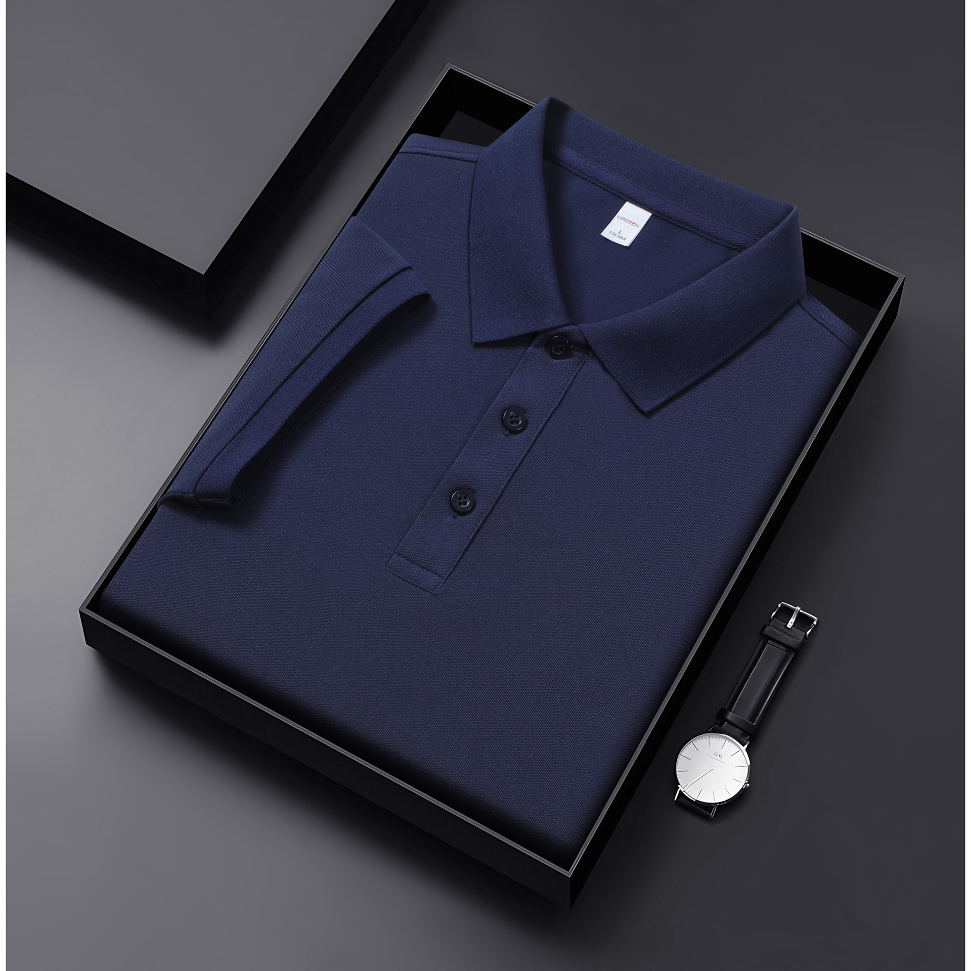 2025 nuevos deportes casuales de verano camisa polo de manga corta pareja de color sólido con la misma explosión de transmisión en vivo dos ropa de grupo abierta