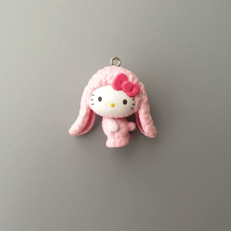 Hello Kitty, маленькая мини-фигура, подвеска, handmade