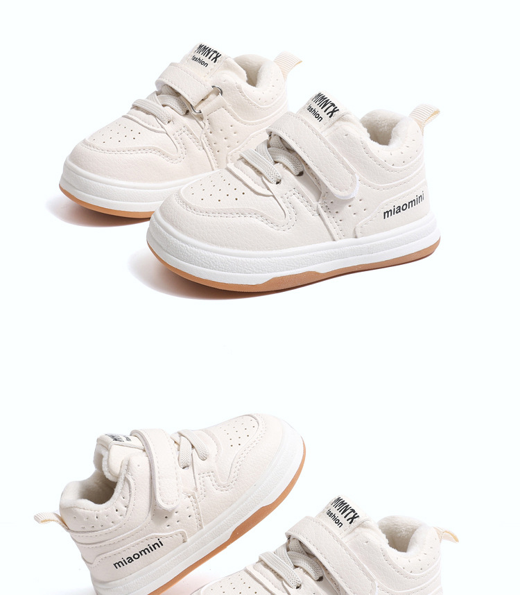 Scarpe da ginnastica invernali bimbo impermeabili in pelle_voghion.com