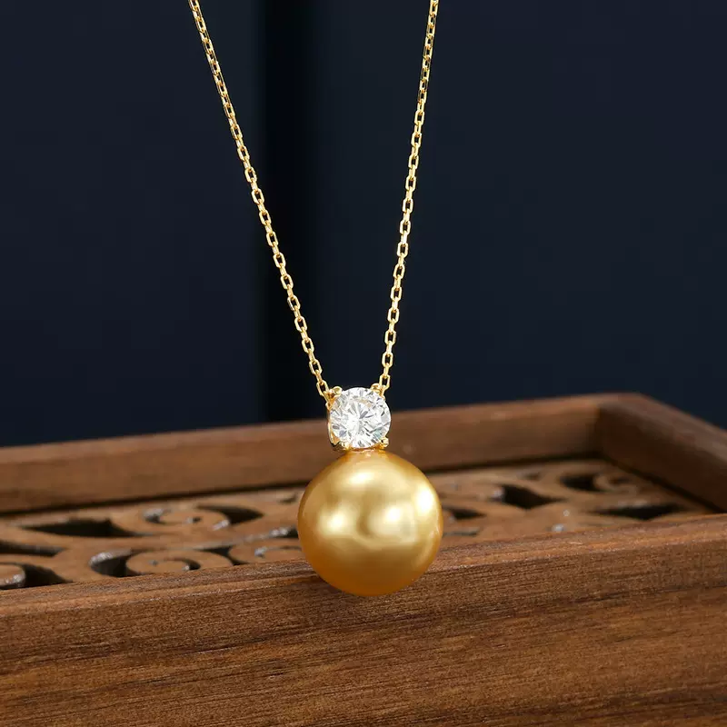 轻奢法式简约款珍珠日常秋冬毛衣百搭锁骨链显白高档精致项链女