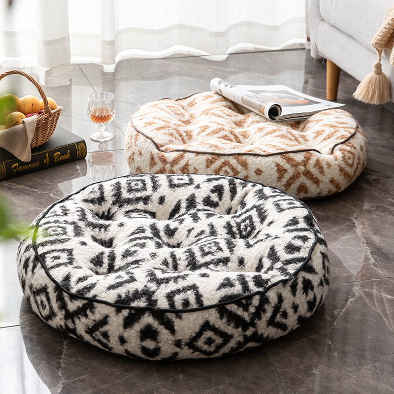 Thickened Round Cushion, Large Floor Cushion, Lazy Cushion, Chair Cushion, Bay Window Cushion, Japanese-Style Tatami Floor Cushion Thickened Round Cushion, Large Floor Cushion, Lazy Cushion, Chair Cushion, Bay Window Cushion, Japanese-Style Tatami Floor Cushion