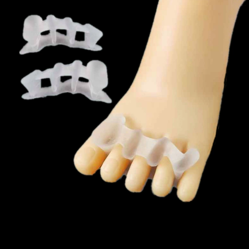 Перекрывающийся разделитель с тремя отверстиями, дневная и ночная носимая обувь для взрослых, сепаратор с костным носком на большой ноге, мостовой тип с тремя отверстиями