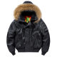 M65 Flying Suit Cotton Coat Winter American Style Outdoor Cotton Thickened Coat Hooded Cotton Coat Shoulder Sleeve Removable Fur Collar