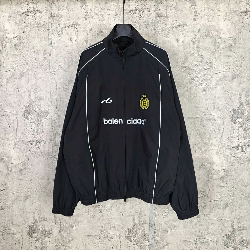 Correct Version High-Quality B Brand 26Ss New Model 3m Reflective Strip Sports Series Zip-Up Windbreaker Jacket