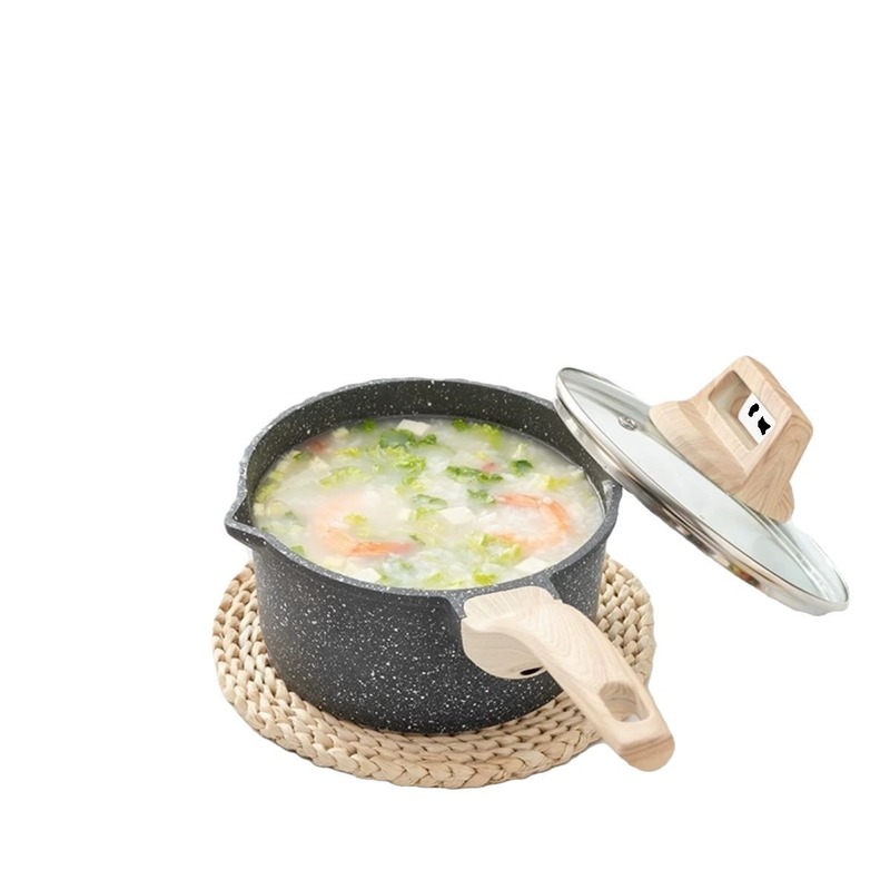 ノンスティックポットベビーフードサプリメントポット医療石小さなミルクポット家庭用インスタントラーメンポット日本雪平ポット電磁調理器ユニバーサル|undefined