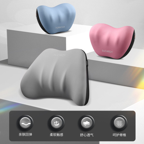 Car headrest, car cushion, car seat, memory foam waist cushion, car neck pillow, pair of car pillows, neck pillow
