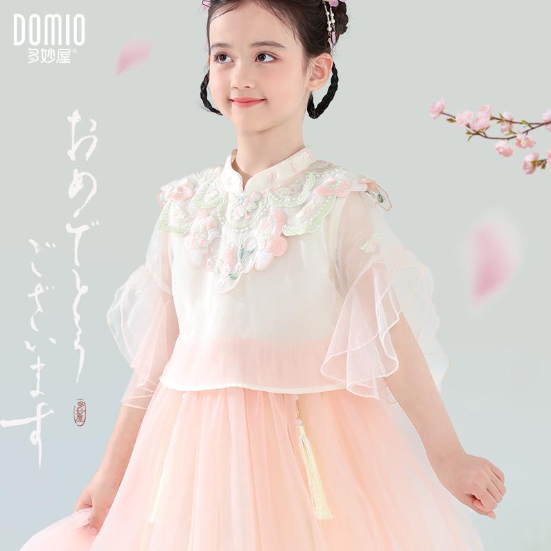 女童连衣裙汉服儿童裙子夏装2026新款纱裙女孩新中式国风裙公主裙