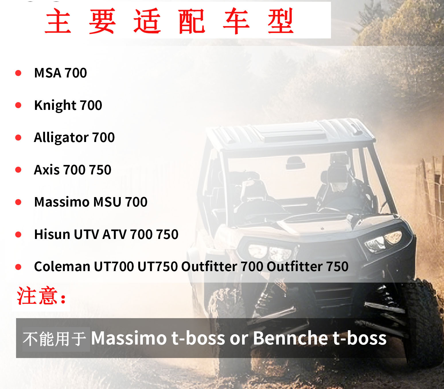 Cross-Border Applicable Huan Song Hs700 Yamaha Grizzly/Rhino 660 700 Cylinder Block Gasket Maintenance