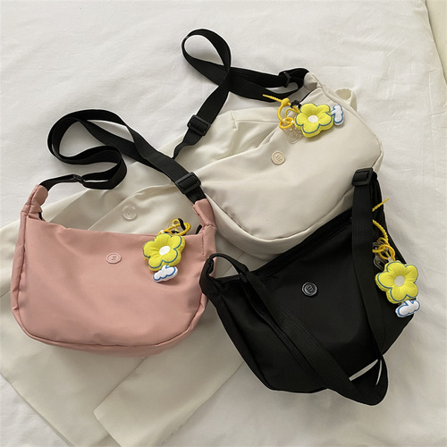 Large capacity casual bag  small fresh and stylish single shoulder crossbody bag this year's popular fashion small bag women's bag trend