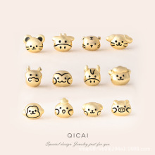 S925���y12��ФС����������� diy�ֹ����K��朽�ָɢ�������