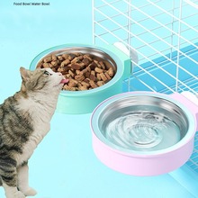 猫碗兔子食盆狗碗悬挂式防打翻宠物碗笼子固定粮碗兔碗水碗喂食器