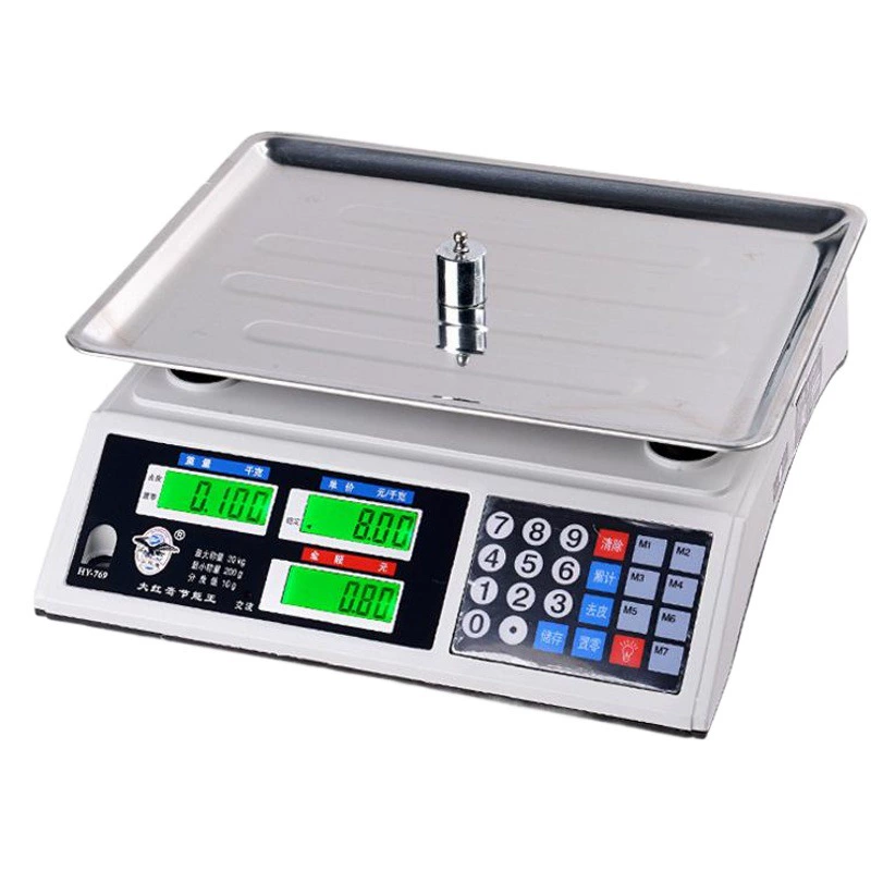 Цифровые весы Big Red Eagle, 30 кг, коммерческие ценные весы, рыночные высокоточные весы для фруктов и овощей, овощные весы, точное взвешивание