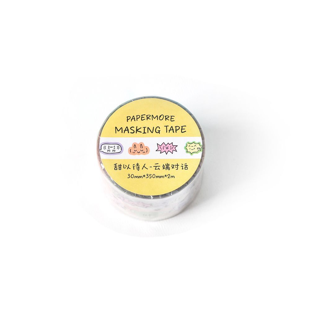 PaperMore doble PET cinta adhesiva 30mm dulce para la serie coreana de cinta adhesiva de contabilidad manual