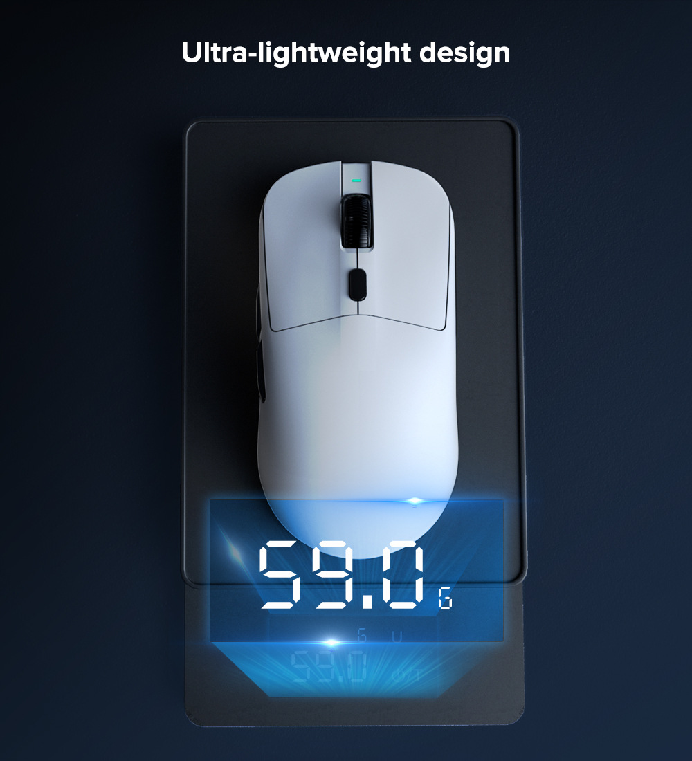 Carefully Selected KYSONA M617 Gaming Mouse Lightweight 8K Return Rate Professional E-sports PAW3395_voghion.com