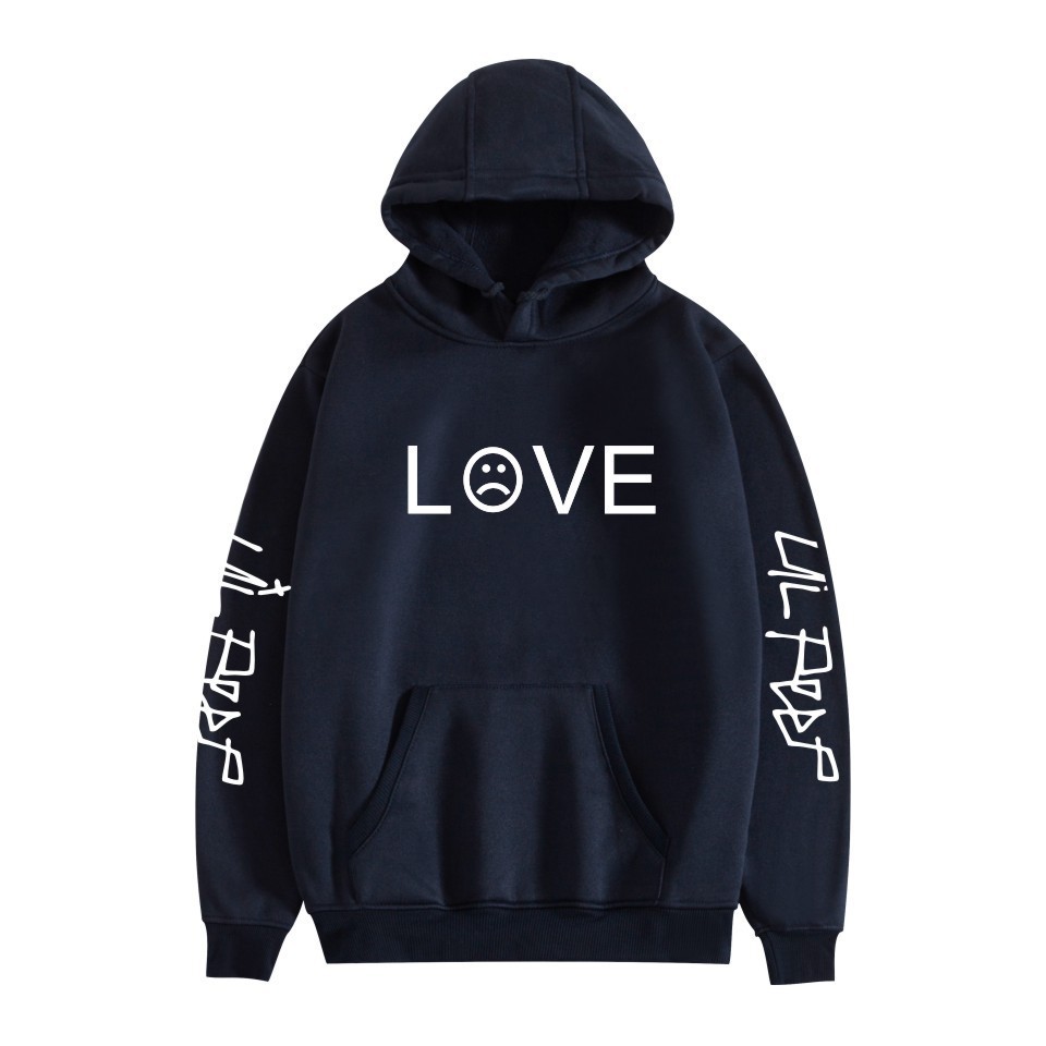 Tendencias europeas y americanas Li street con capucha suéter de cuello redondo con capucha suéter de pareja de otoño e invierno suelto casual