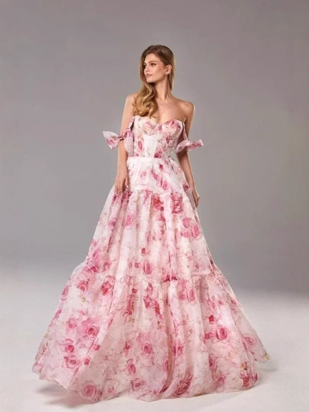 spring summer fashionable long elegant evening dress