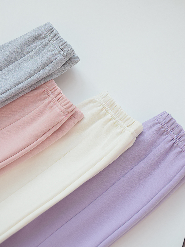 Primavera y otoño niñas leggings para niños pequeños niñas pantalones elásticos para bebés delgados y explosivos de estilo extranjero pantalones de boquilla