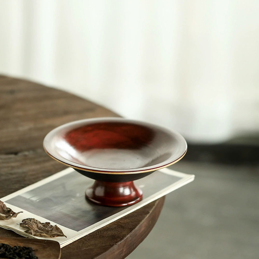晴先生 Jingdezhen антикварная чистая ручной работы керамическая тарелка для закусок изящная конфессия маленькая фруктовая тарелка декоративное изделие