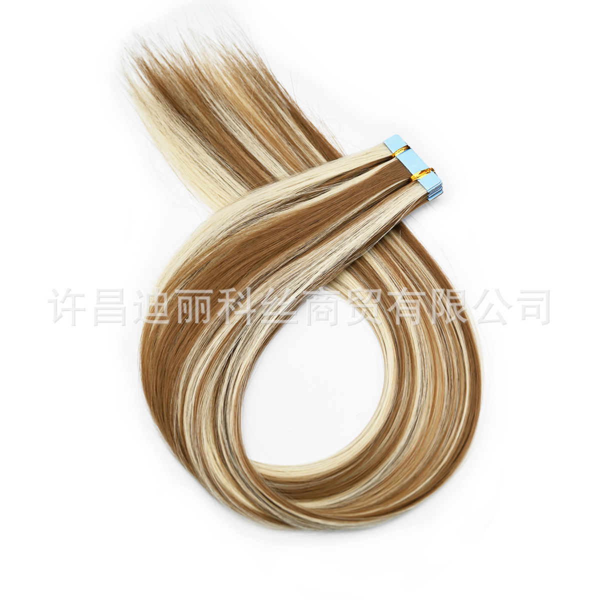 Tape In Extensions Película europea y americana pelucas de cabello para mujeres naturales invisibles sin marcas fibra química viscose cabello