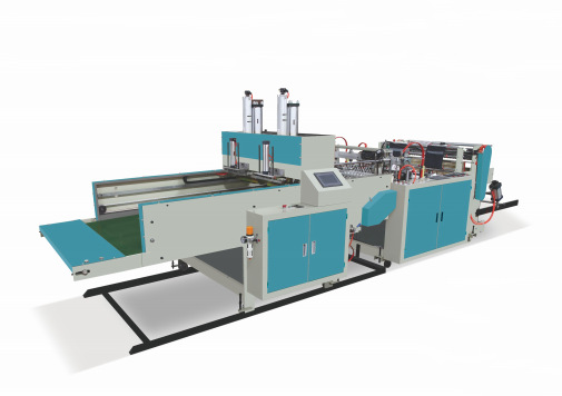 供应瑞安热封热切制袋机，塑料制袋机，背心袋制袋机包装袋