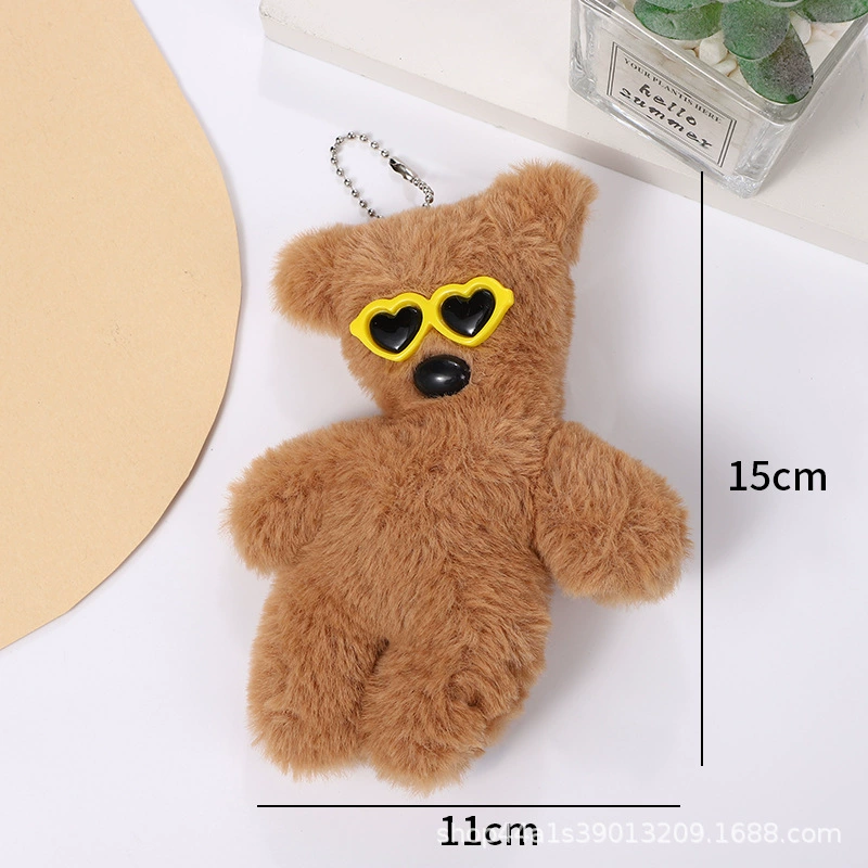 Cute plush doll, keychain, cartoon pendant, rabbit
