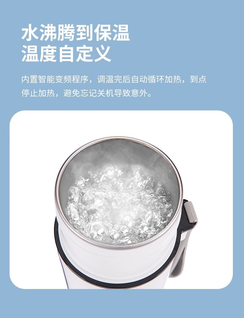 Car-Mounted Heated Water Cup, Mixing Cup, 12V Insulated Cup, Kettle, Car Electric Heating Cup, 24V Universal for Trucks