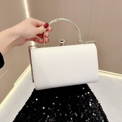 新款跨境歐美復古手拎包時尚簡約禮服包宴會包包晚宴包單肩斜跨包
