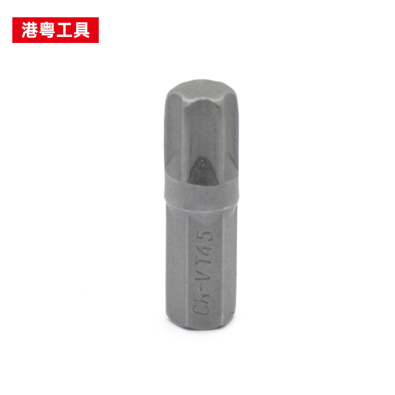 25mmC-RV シングルヘッド梅花T8-T40電動ドライバー用交換式ビット|undefined