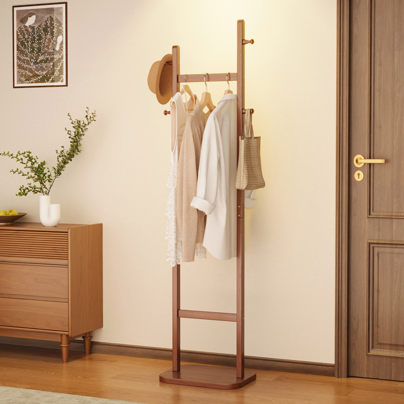 Clothes Rack Floor-Standing Bedroom Home Indoor Clothes Rack Multi-Functional Coat Rack Room Clothes Rack Clothes Rack