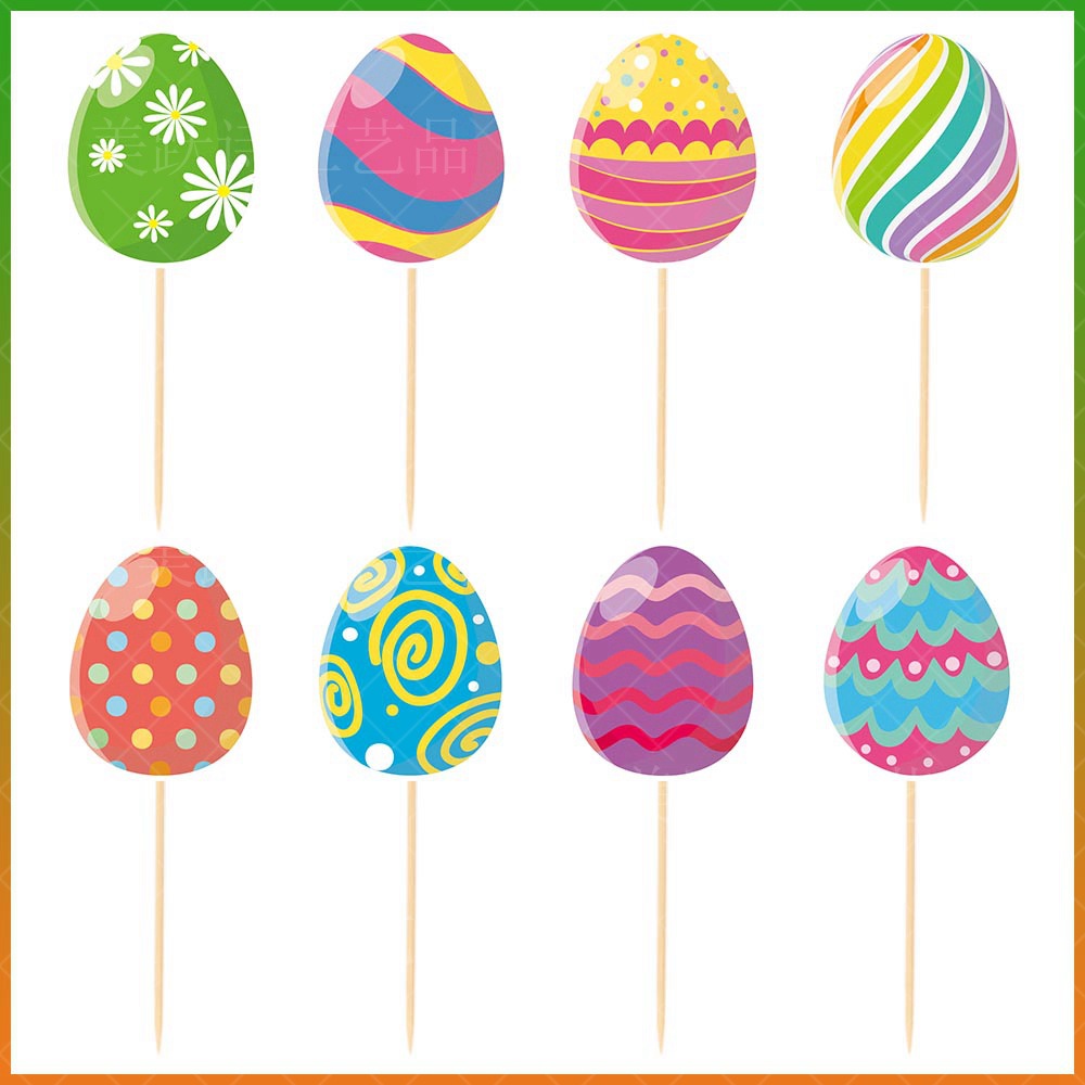 Nuevo pastel de decoración de fiesta de Pascua europeo y americano