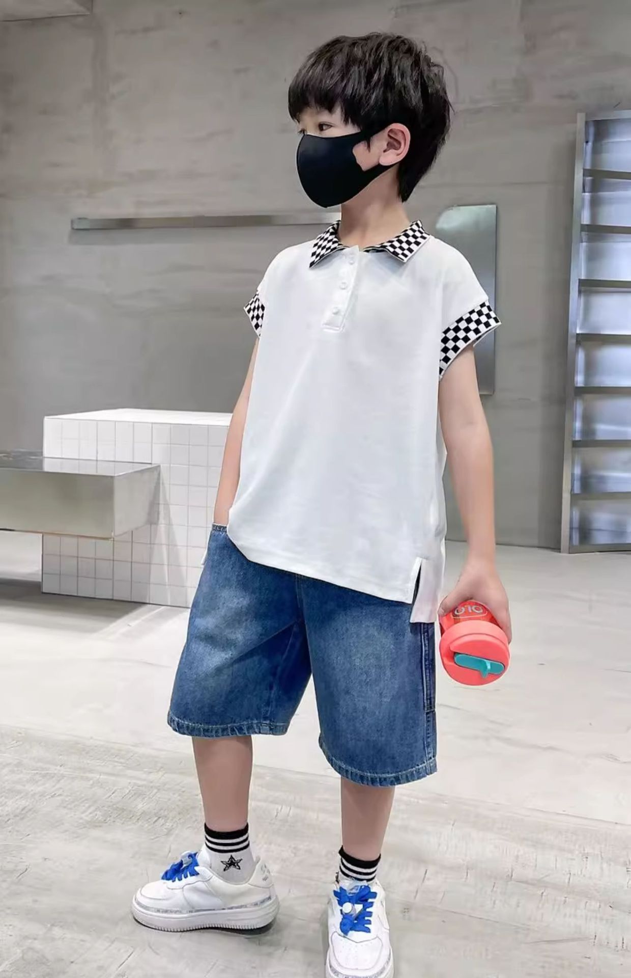 Jongens spijkerbroek shorts zomer bermudashorts trendy kindermode_voghion.com