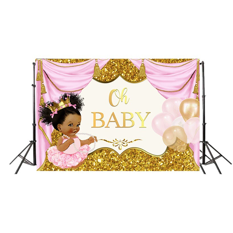 Новая трансграничная фоновая ткань Baokemeng фоновая ткань украшение для дня рождения баннер композиция мультфильм фото подвесная ткань